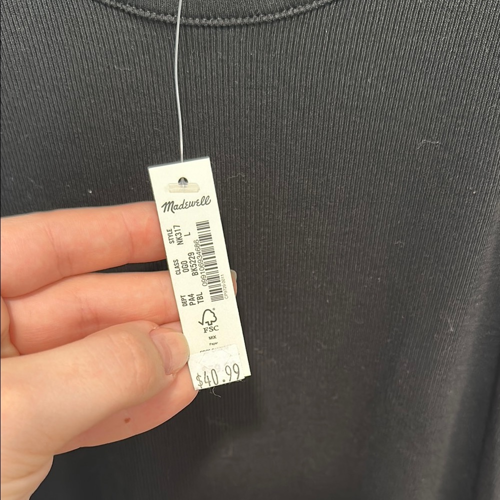 Madewell Supima® Rib Mini Dress - Picture 5 of 5